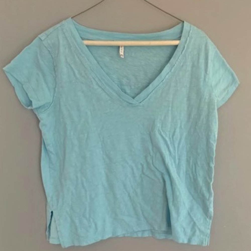 Z SUPPLY T-SHIRT IN BLUE SIZE XS